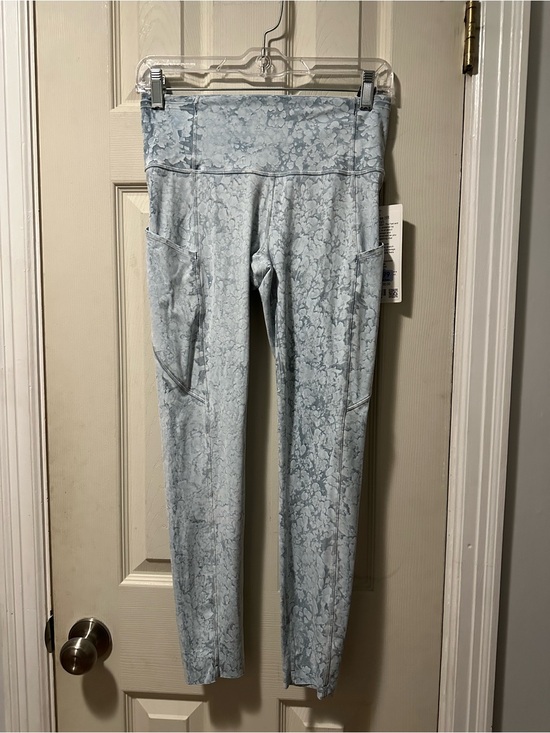 Lululemon Pants - lululemon Light Blue tye dye Leggings with Side Pockets